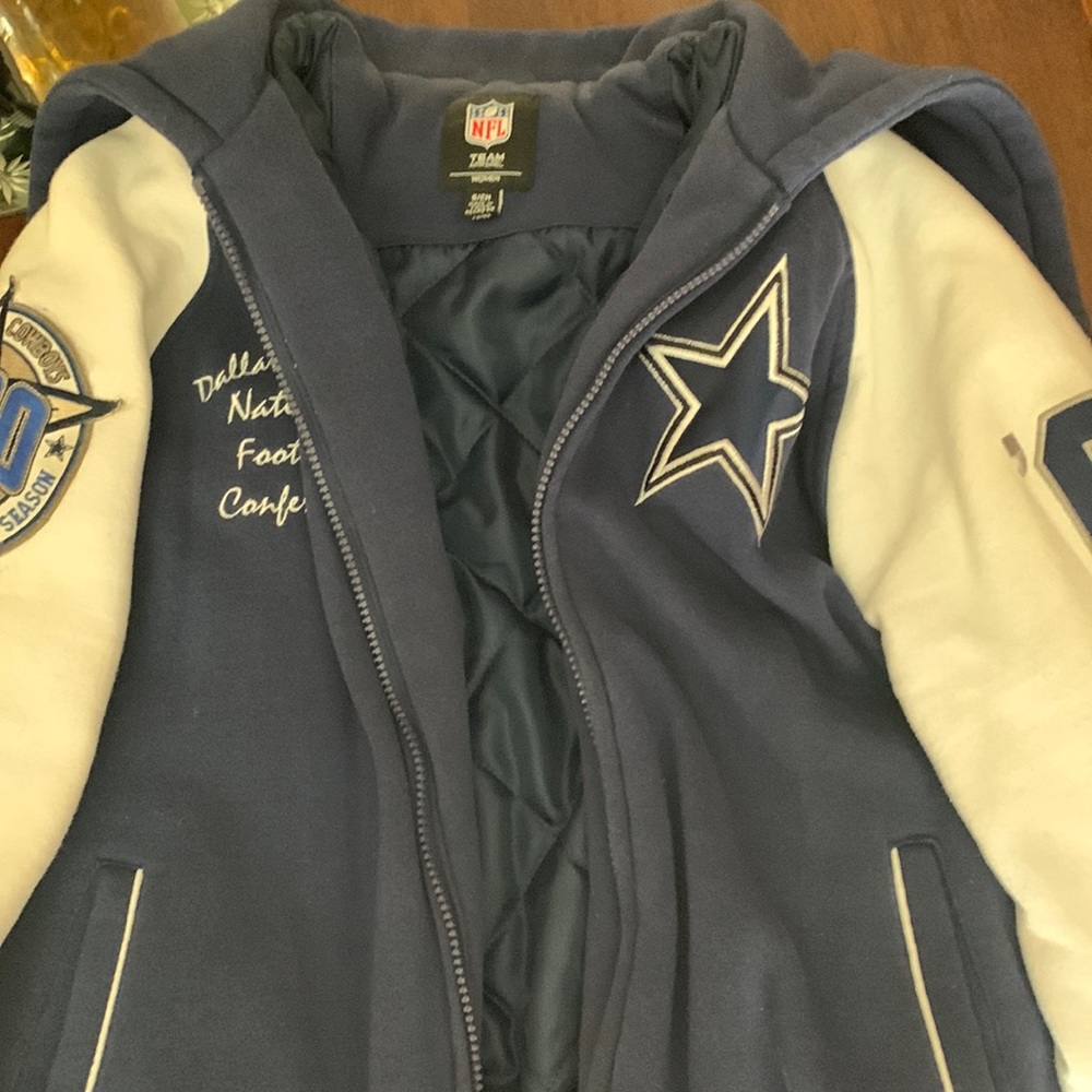 Women’s NFL cheer style hooded jacket